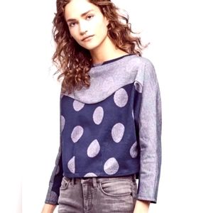 Anthropologie | cropped sweatshirt - size Medium